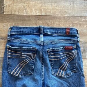 7 For All Mankind Boot Cut Jeans Blue